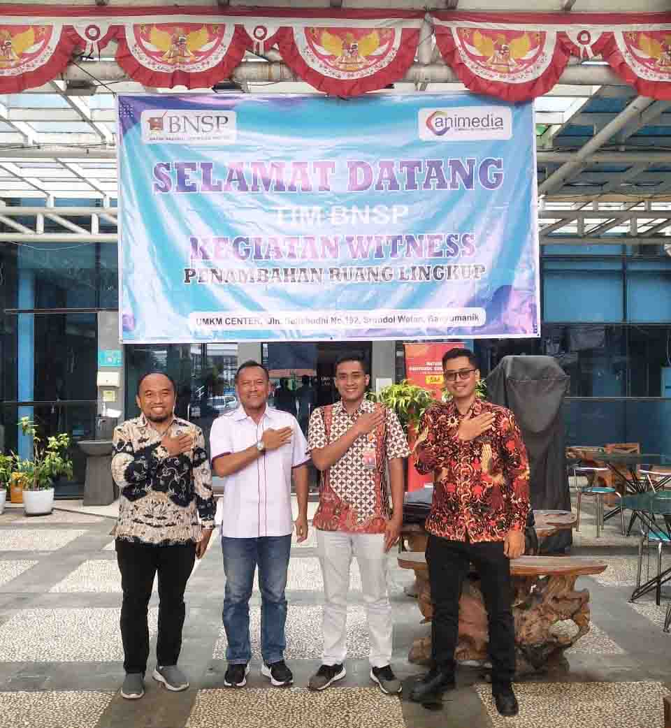 Pelaksanaan Witness Oleh BNSP di LSP Animedia