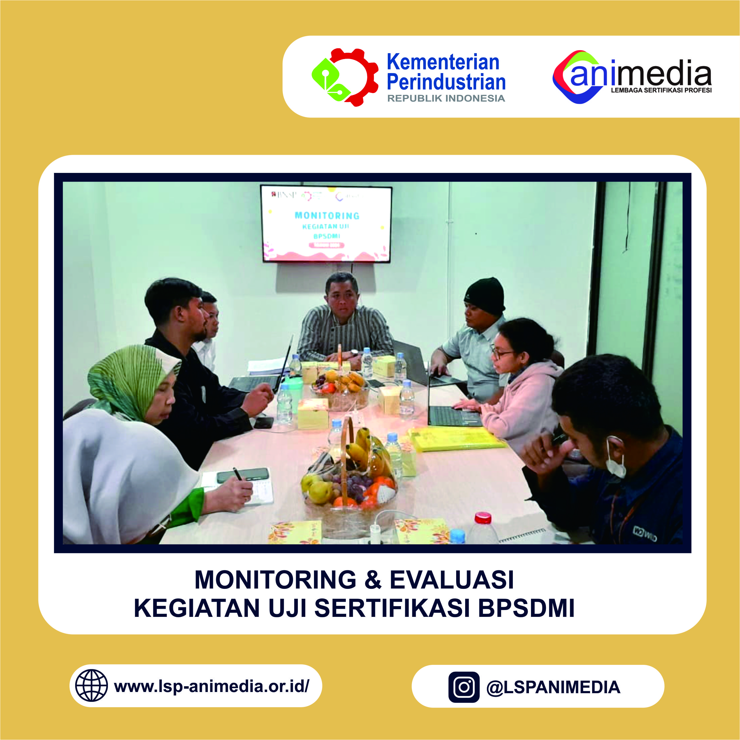 Monitoring & Evaluasi Kegiatan Uji Sertifikasi BPSDMI